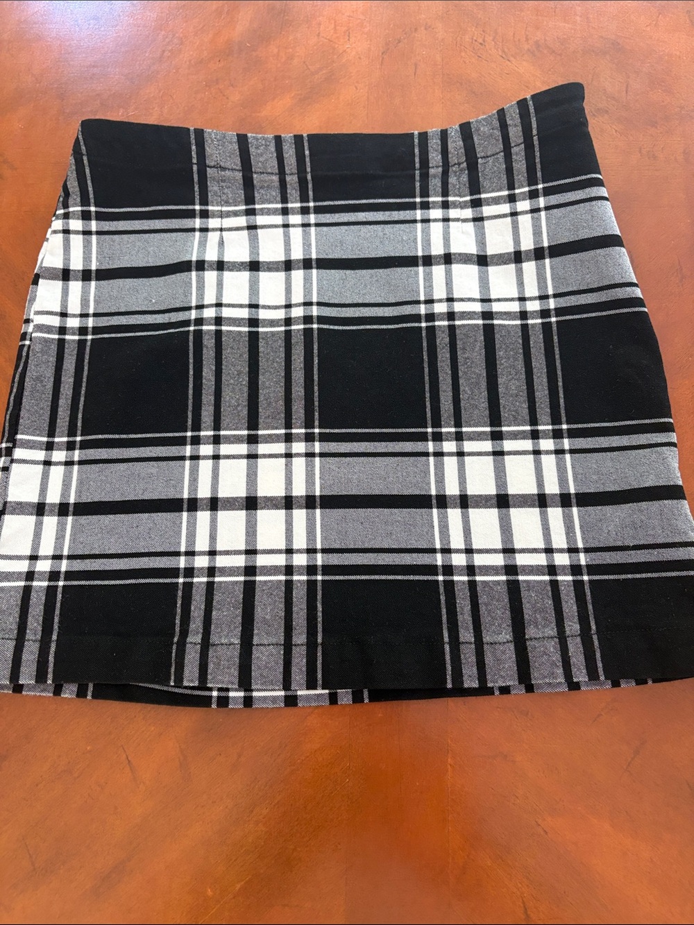 Urban Outfitters Black & Gray Plaid Mini Skirt